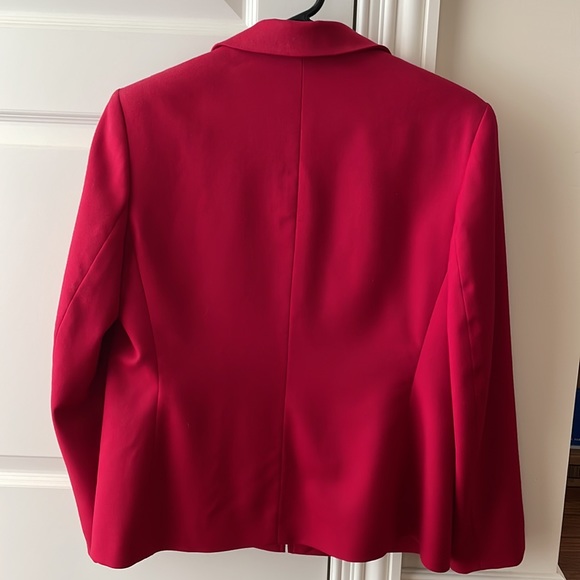 Reduced again!  Talbots red wool zip jacket - Picture 3 of 5